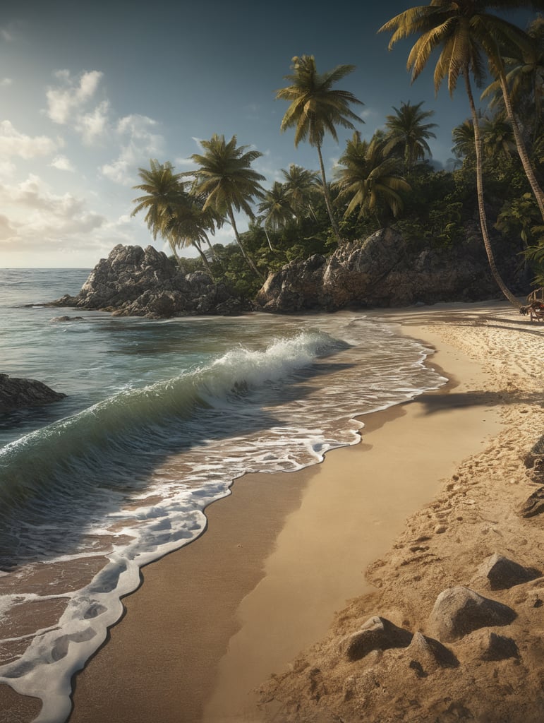 Playa en la República Dominicana