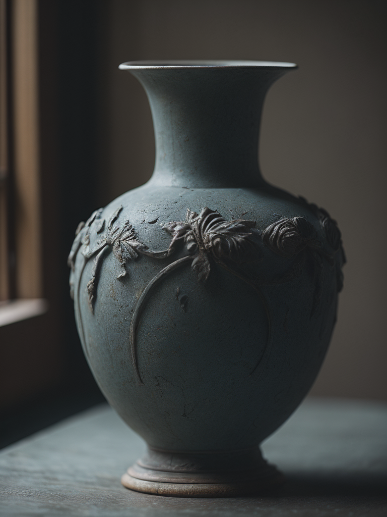 marble ancient Greece vase, sharp on details