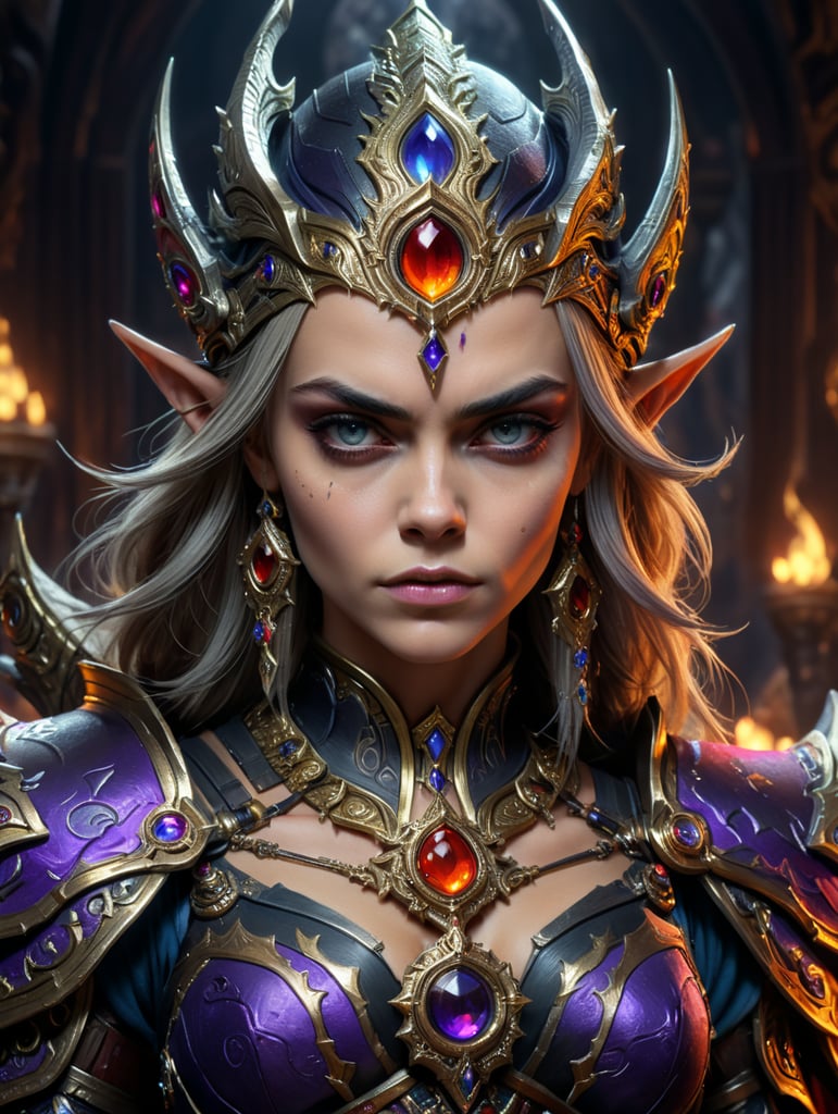 Premium Free ai Images | Enchanting Mage: Cara's Arcane Attire