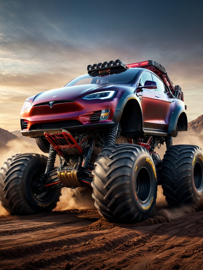 Tesla monster truck