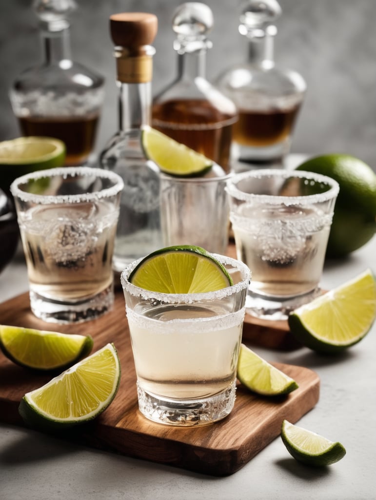 shot of tequila photography