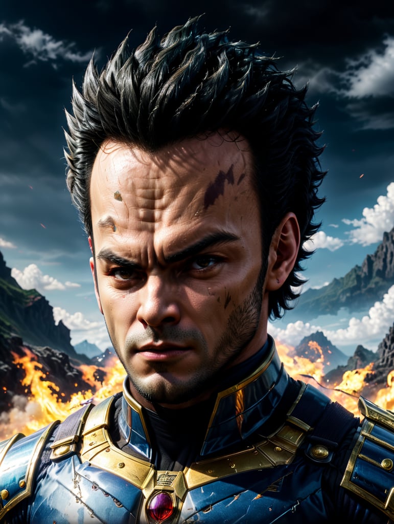 Vegeta, Vegeta is the last prince of the Saiyan warrior people, and the fourth generation of the Saiyan royal bloodline to bear his namesake, Dragon Ball