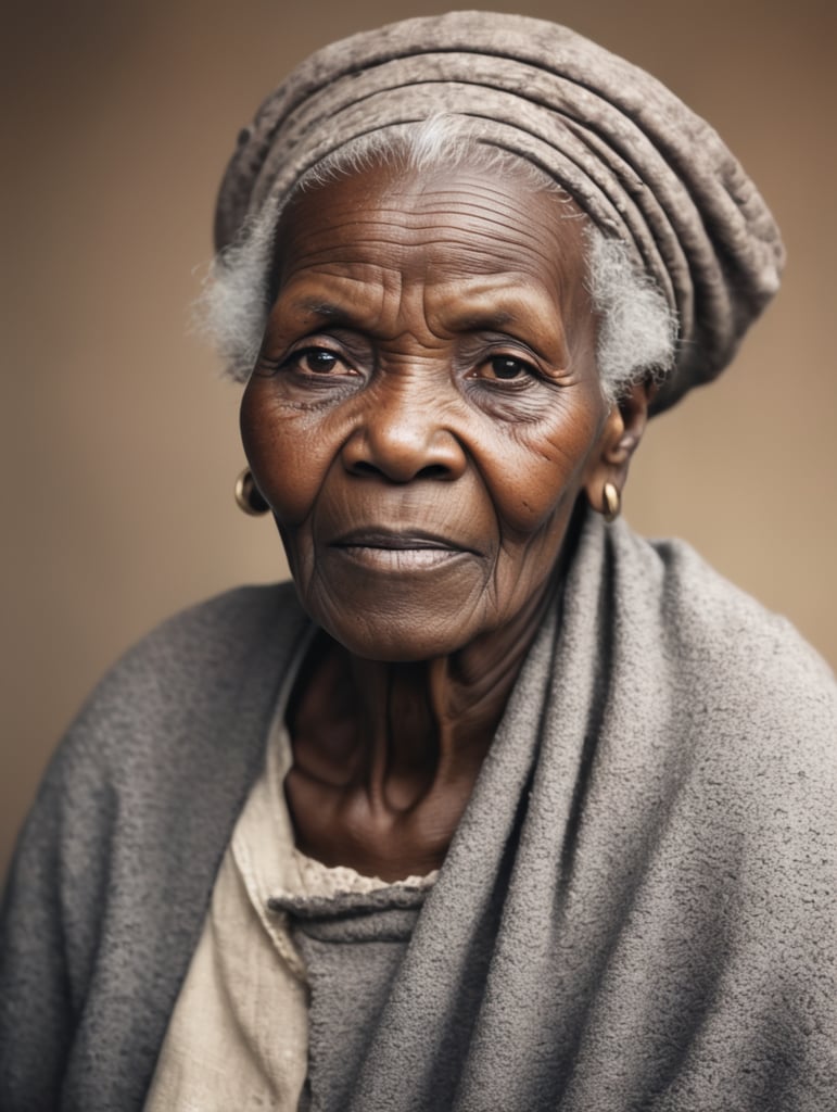 old black African grandmother