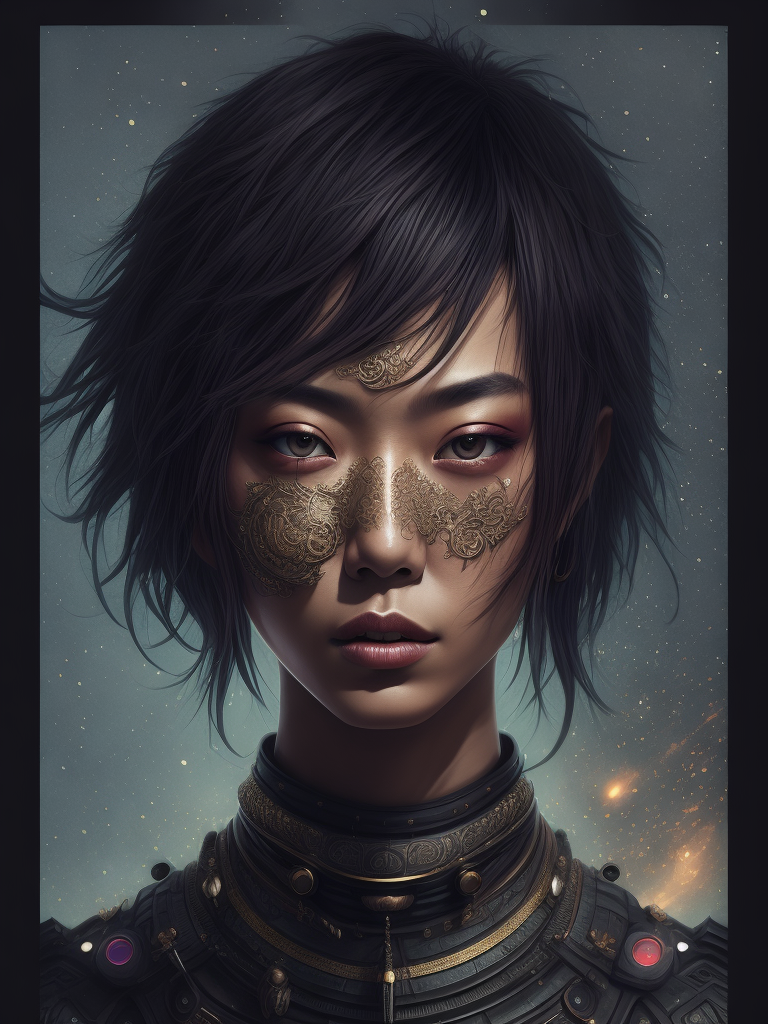 The artwork for a japonese electronic music magazine, edgy, modern, award winning art direction