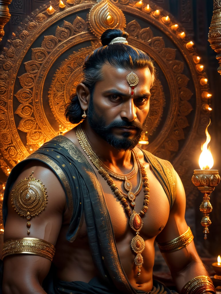 Indian man thinking about this online business on WhatsApp, during the Diwali sale.