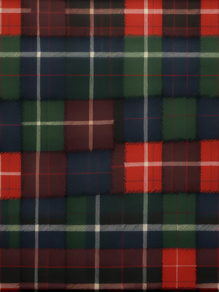 Seamless pattern of scottish tartan plaid. repeatable background with check fabric texture