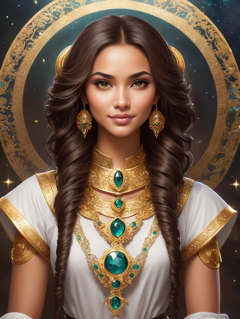 Girl name is Madina She is so cute and brown eyes, Haircut cascade, zodiac scorpio and She knows many foreign languages, loves to communicate, is a very brave, successful and rich girl, has a good mind and the ability to present herself to people like a queen, good intuition feels and sees through people, Madina has good potential to become famous and popular and soon she will be the most sought-after and popular girl, good energy and excellent intuition will lead to her dream, a very interesting personality and positive. Believe only in yourself and have a good connection with the almighty and the darling of the almighty