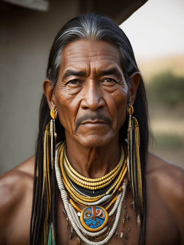 Native American 60 years old